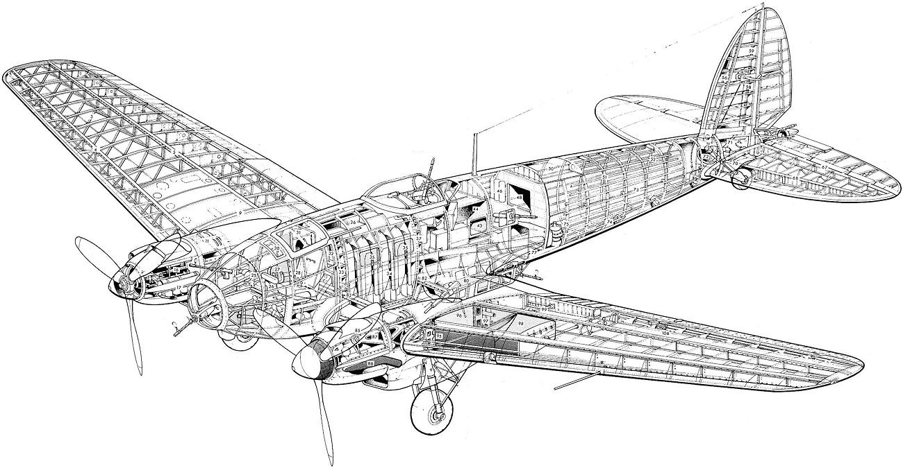 Heinkel He 111 - Skizze