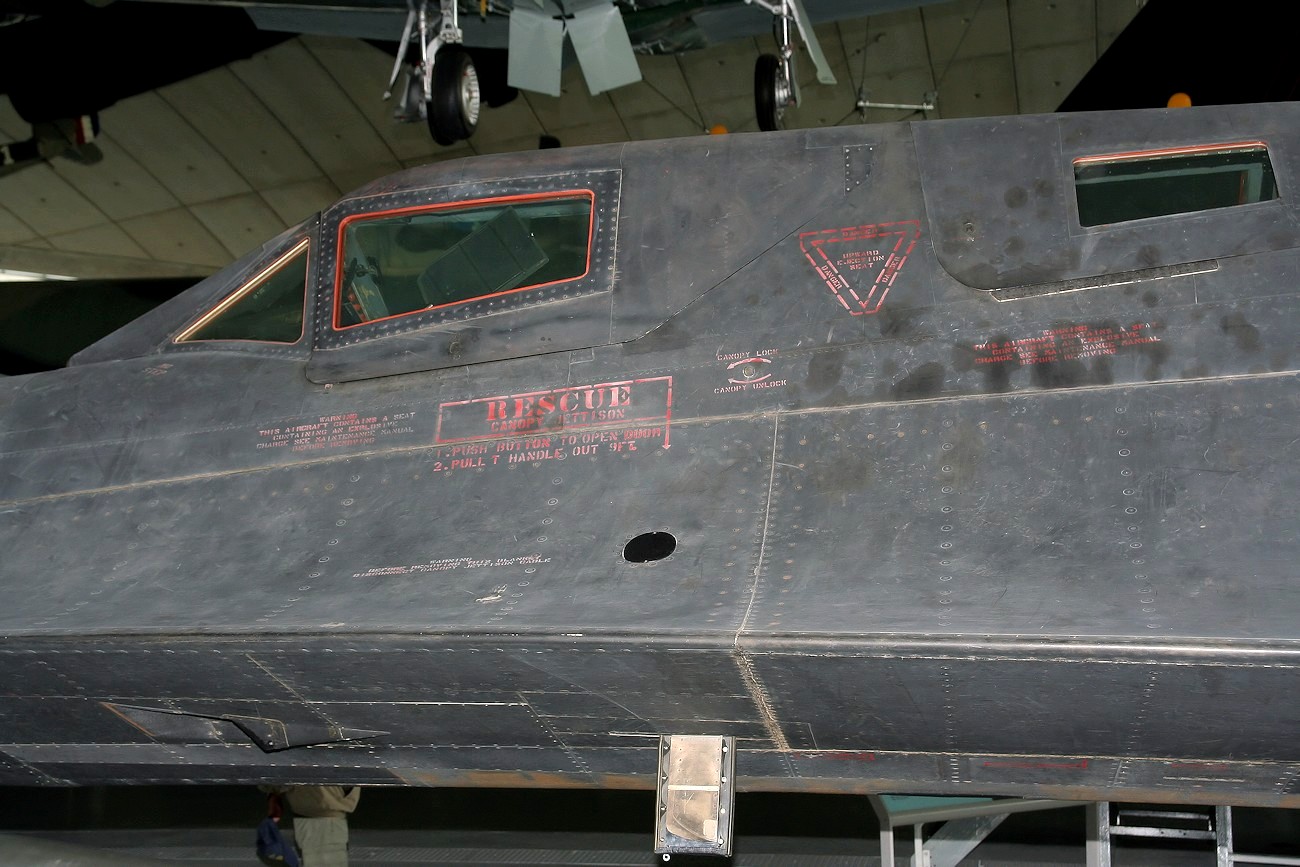 Lockheed SR-71 Blackbird - Pilotenkanzel