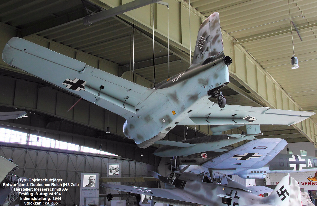 Messerschmitt Me 163 Komet - Hangar 3 im LwM