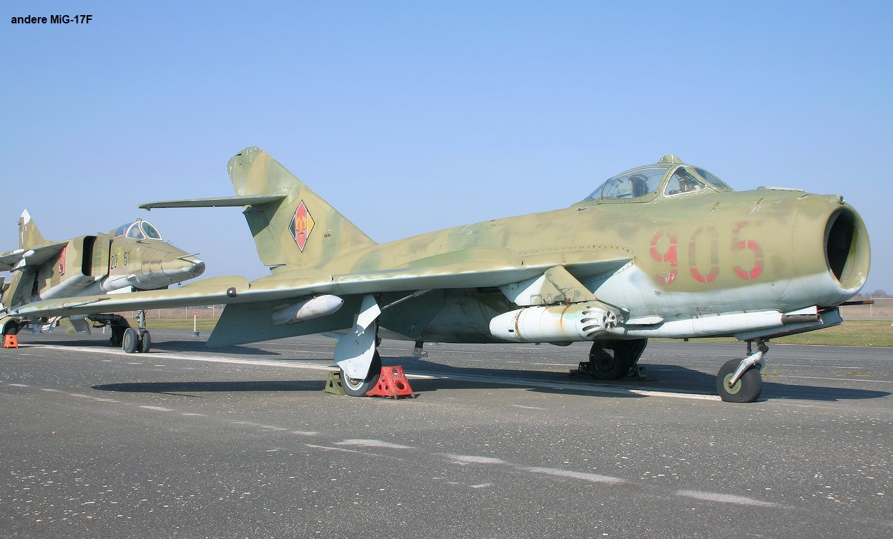 MiG-17F Der erste mit Nachbrenner ausgerüstete Jagdbomber der UdSSR