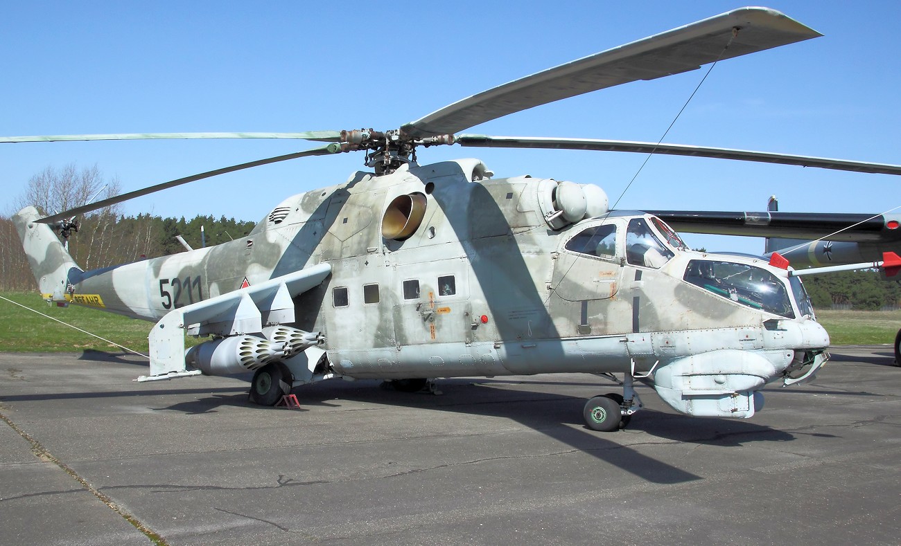 Mil Mi-24 D - einer der robustesten und waffenstärksten Kampfhubschrauber