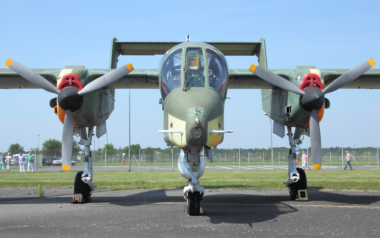 North American / Rockwell OV-10 Bronco - Das Flugzeug wurde ausschließlich zur Zieldarstellung eingesetzt