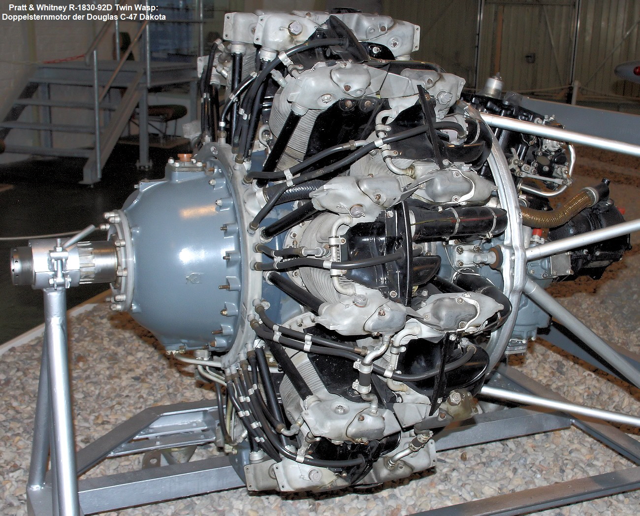 Pratt and Whitney-R-1830-92D-Twin-Wasp