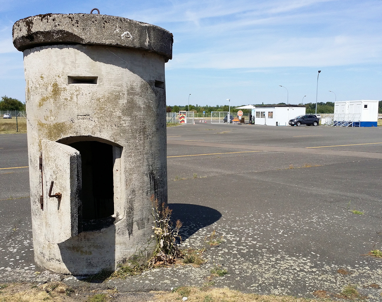 Splitterschutzzelle Einmann-Betonbunker