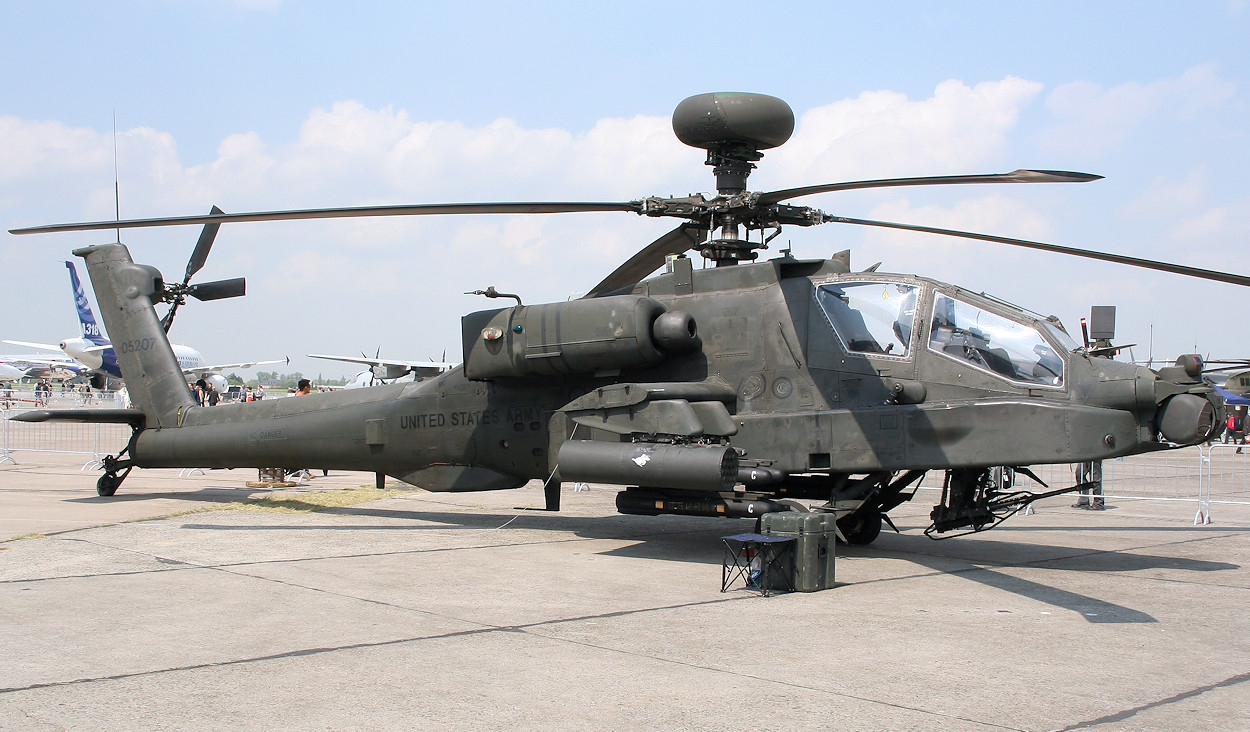 AH-64 Apache Longbow - Seitenansicht