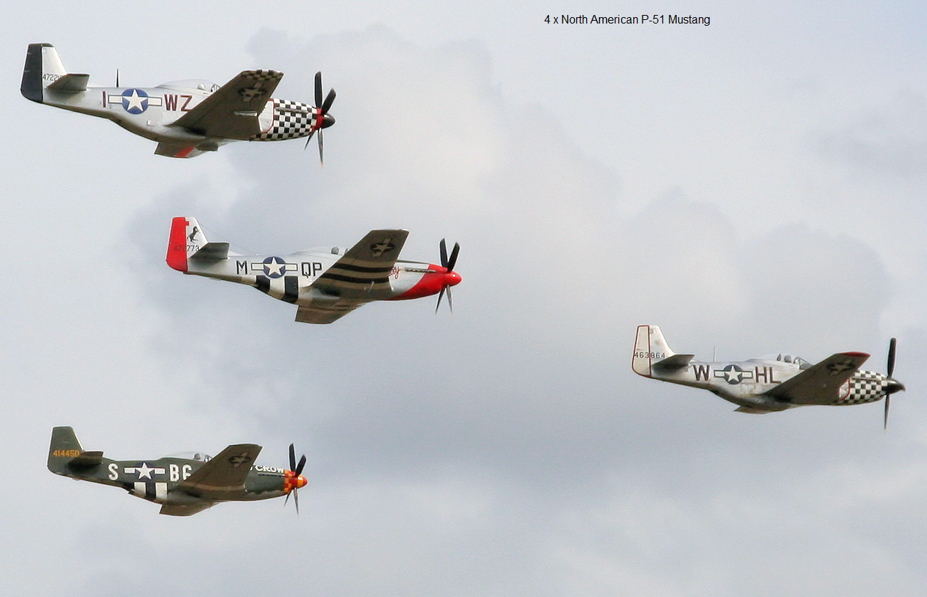 P-51 Mustang - Abschiedsparade IWM Duxford