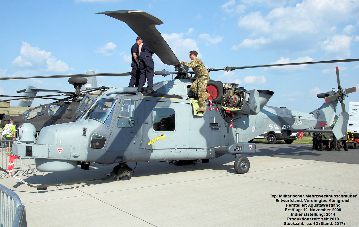 AgustaWestland AW159 Lynx Wildcat - Reparaturarbeiten