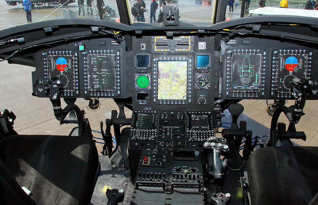Boeing-Vertol CH-47 Chinook - Cockpitansicht