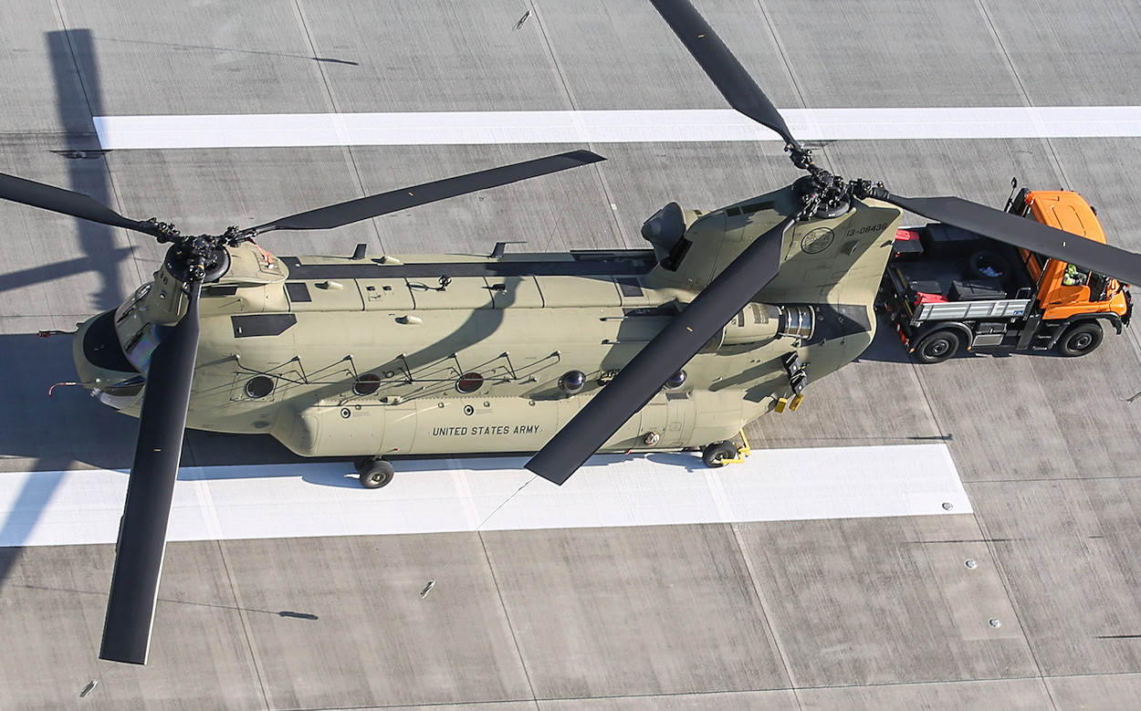 Boeing-Vertol CH-47 Chinook - Draufsicht