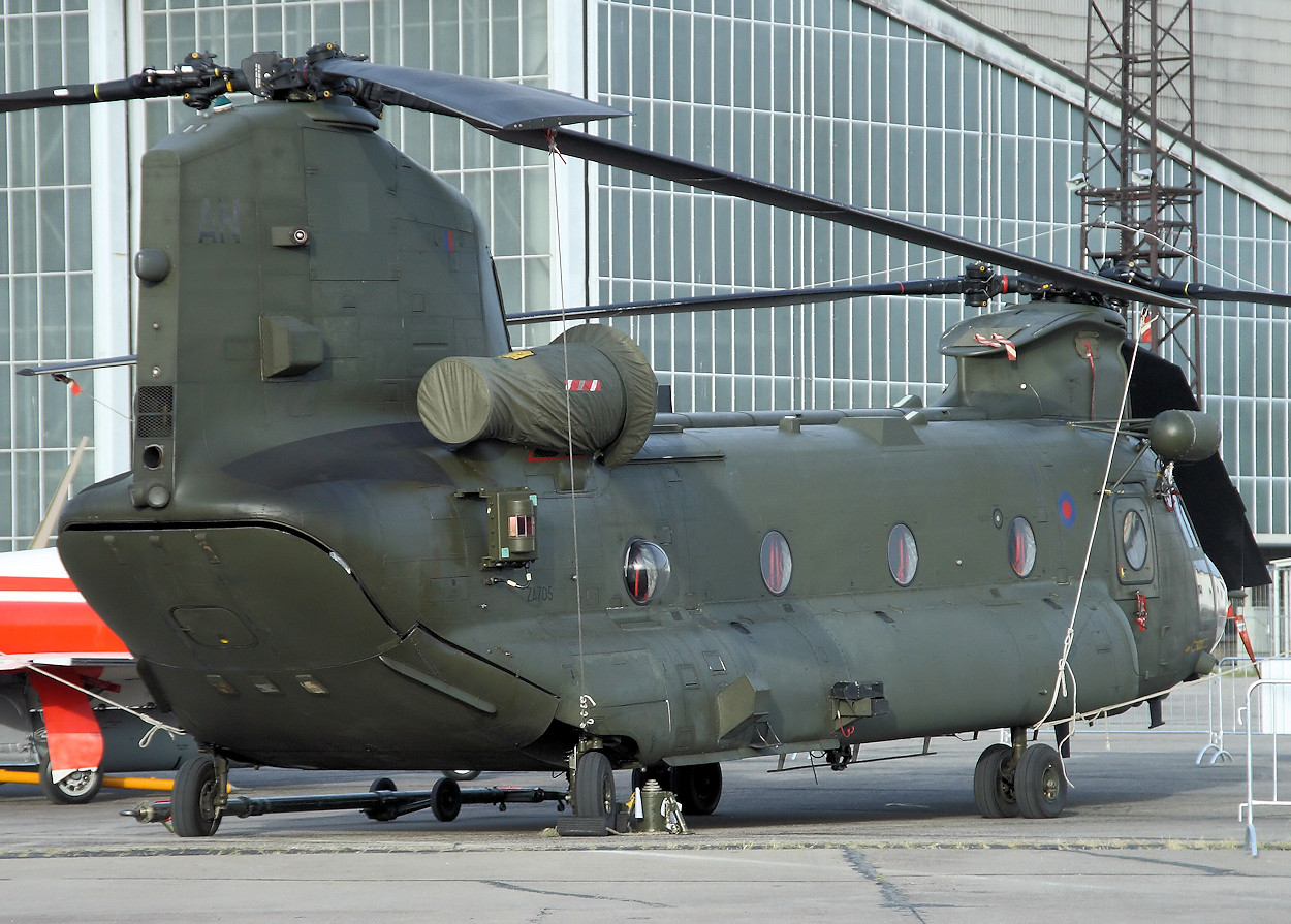Boeing-Vertol CH-47 Chinook - Heckansicht