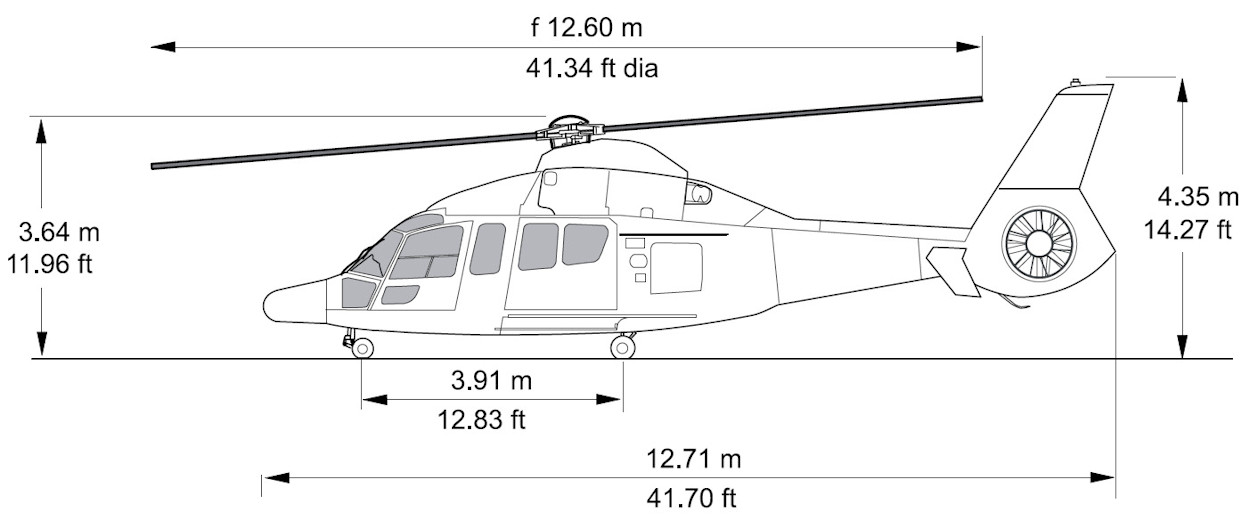 Eurocopter EC 155 - Skizze