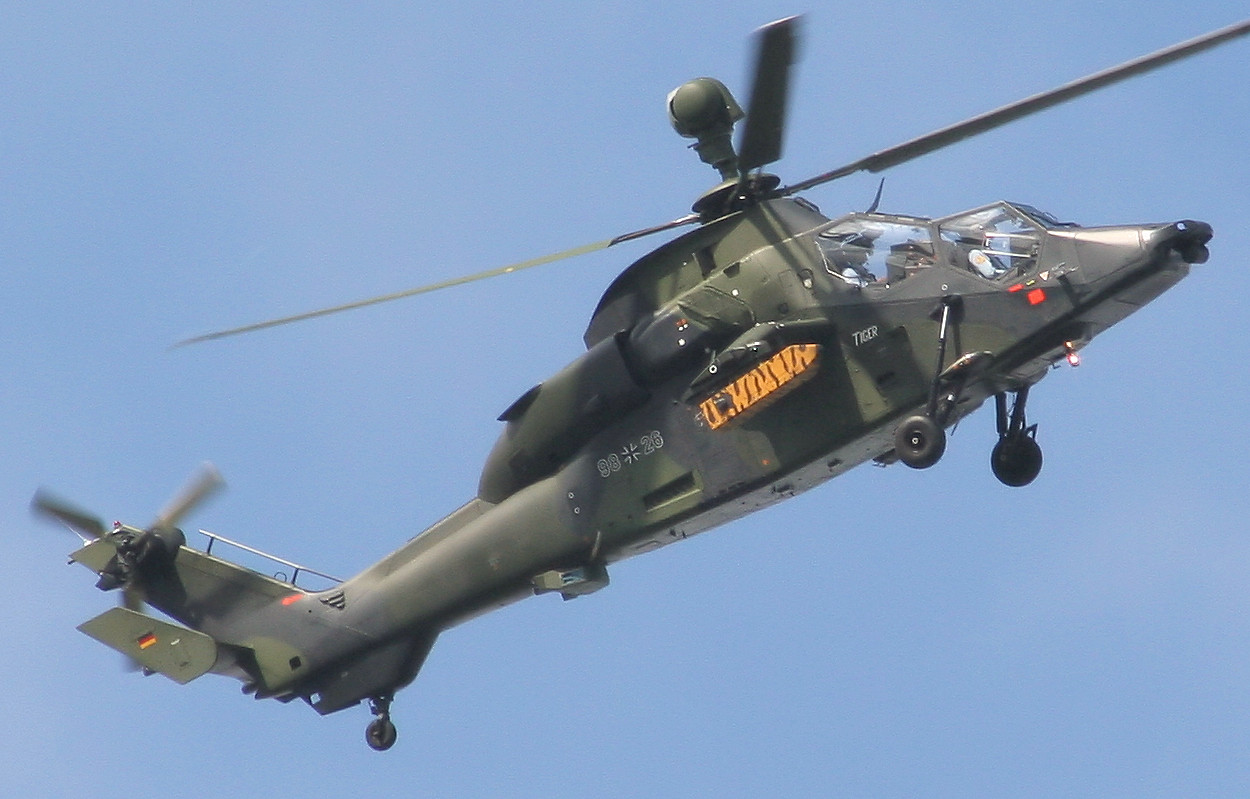 Eurocopter Tiger - Flug - Seitenansicht