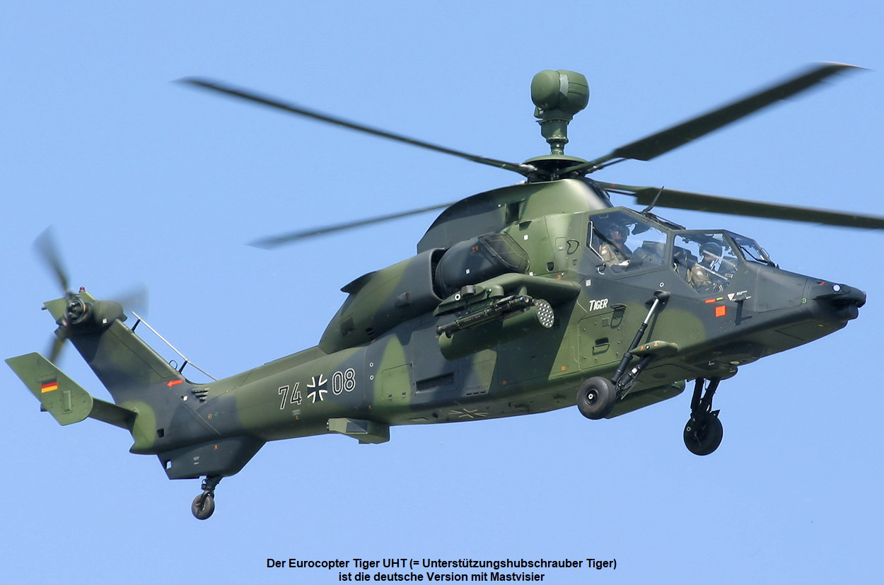 Eurocopter Tiger - Kampfhubschrauber zur Panzerbekämpfung