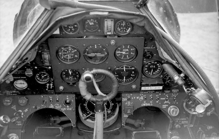 Fairey Swordfish - Cockpit
