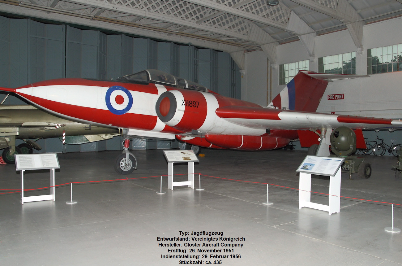 Gloster Javelin - Allwetter- und Nachtjagdflugzeug