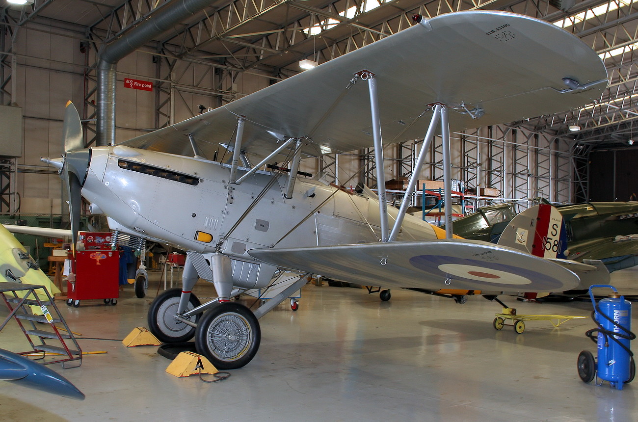 Hawker Nimrod Mk.I - trägergestütztes Doppeldecker-Jagdflugzeug