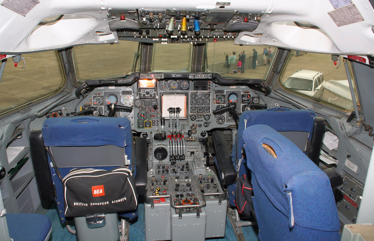 Hawker Siddley Trident - Cockpit