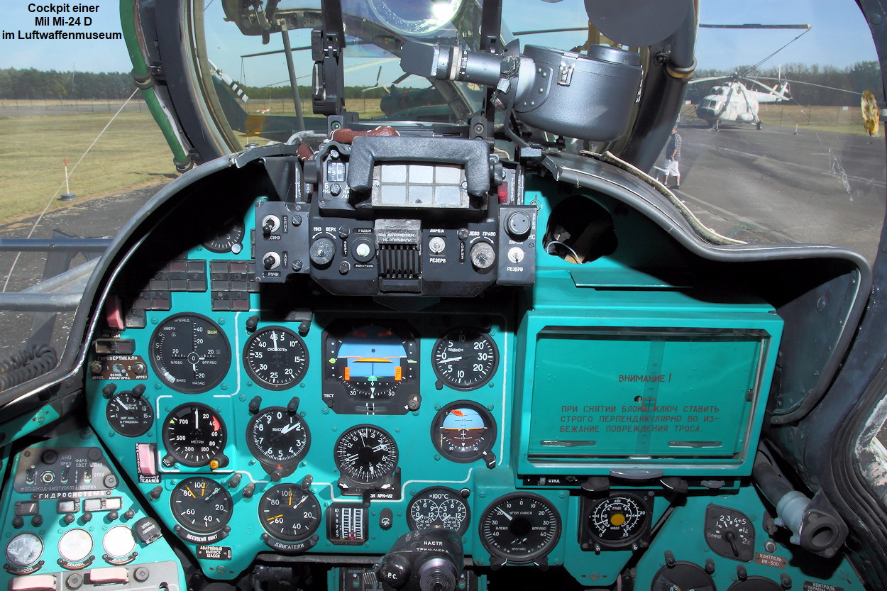 Mil Mi-24 - Cockpit