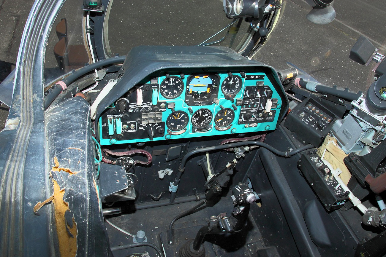 Mil Mi 24 D - Cockpit des Schützen