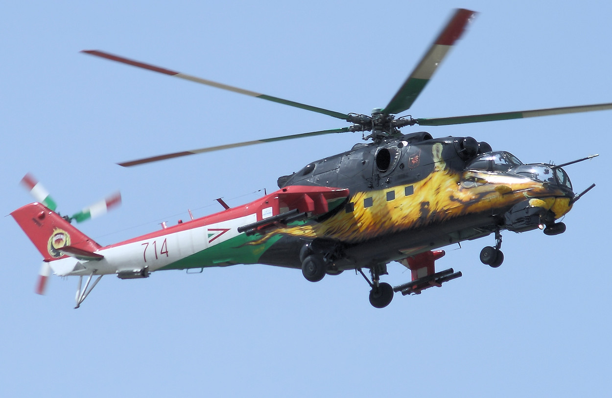 Mil Mi-24 - Demonstrationsflug