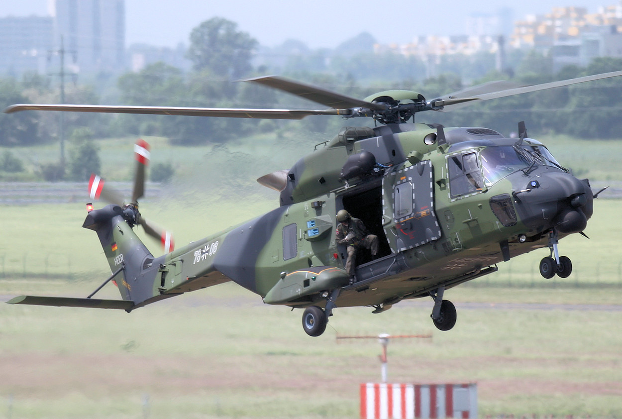 NH90 - Einsatz des Hubschraubers