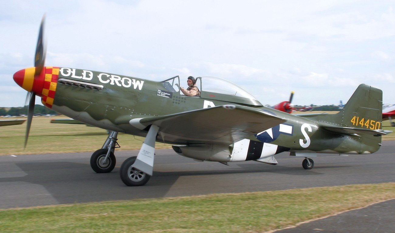North American P-51 Mustang - Jagdflugzeug „Old Crow“ der Scandinavian Historic Flight