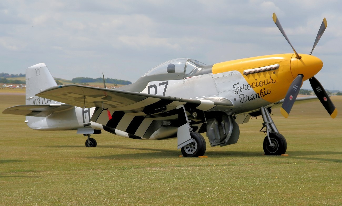 North American P-51D Mustang - Die P-51D mit dem Beinamen "Ferocious Frankie" schoss im 2. Weltkrieg 8 feindliche Flugzeuge ab