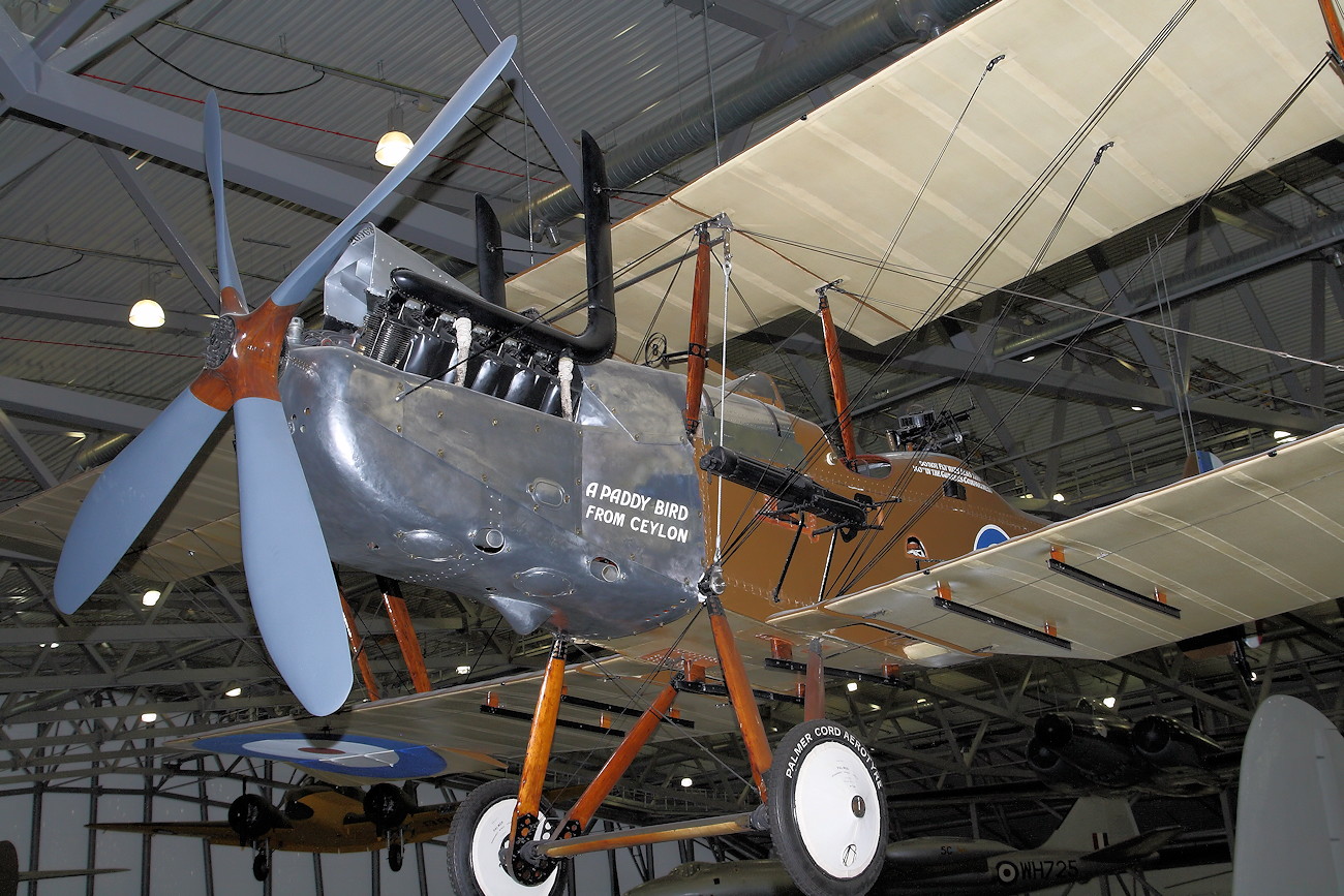 Royal Aircraft Factory RE.8 - britischer Doppeldecker-Bomber im Ersten Weltkrieg