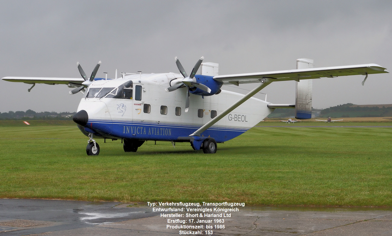 Short S.C.7 Skyvan - Passagierflugzeug