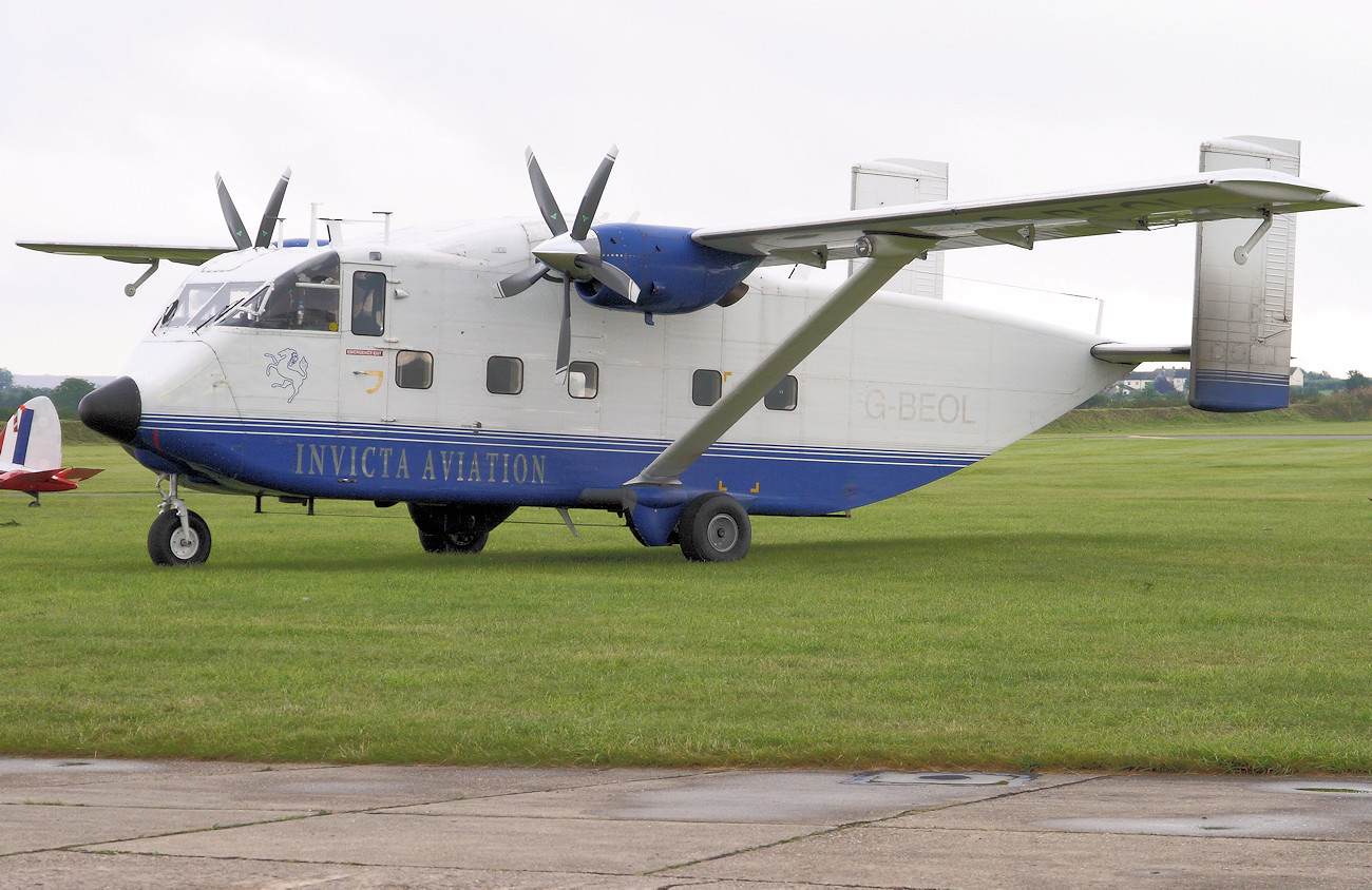 Short S.C.7 Skyvan - Fracht- und Passagierflugzeug mit Turbopropmotore von 1963