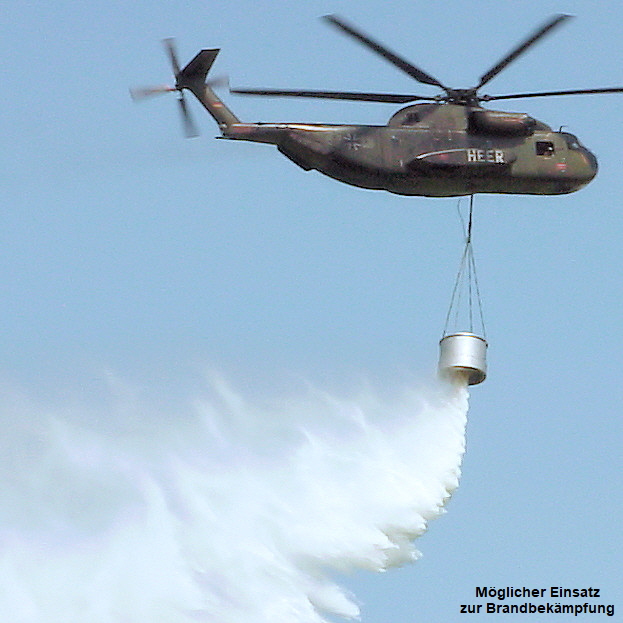 Sikorsky CH-53 - Brandbekämpfung