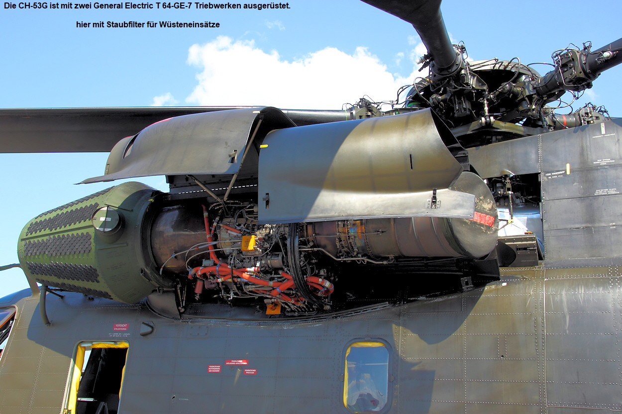 Sikorsky CH-53 Heer - Turbinentriebwerk