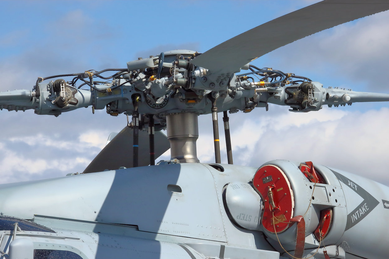 Sikorsky MH-60 Seahawk - Rotor des Hubschraubers zur Seeüberwachung und U-Boot-Bekämpfung