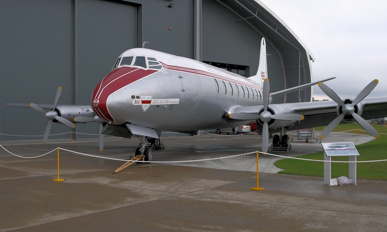 Vickers Viscount 701 - Verkehrsflugzeug mit Turboprop-Antrieb leitete neue Ära der Luftfahrt ein