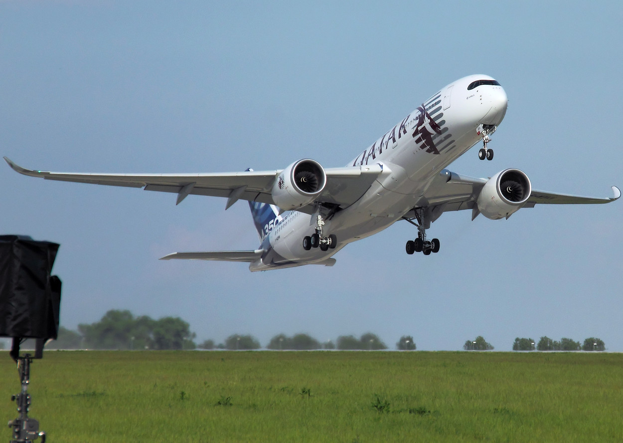 Airbus A350 - Qatar Airline - Start