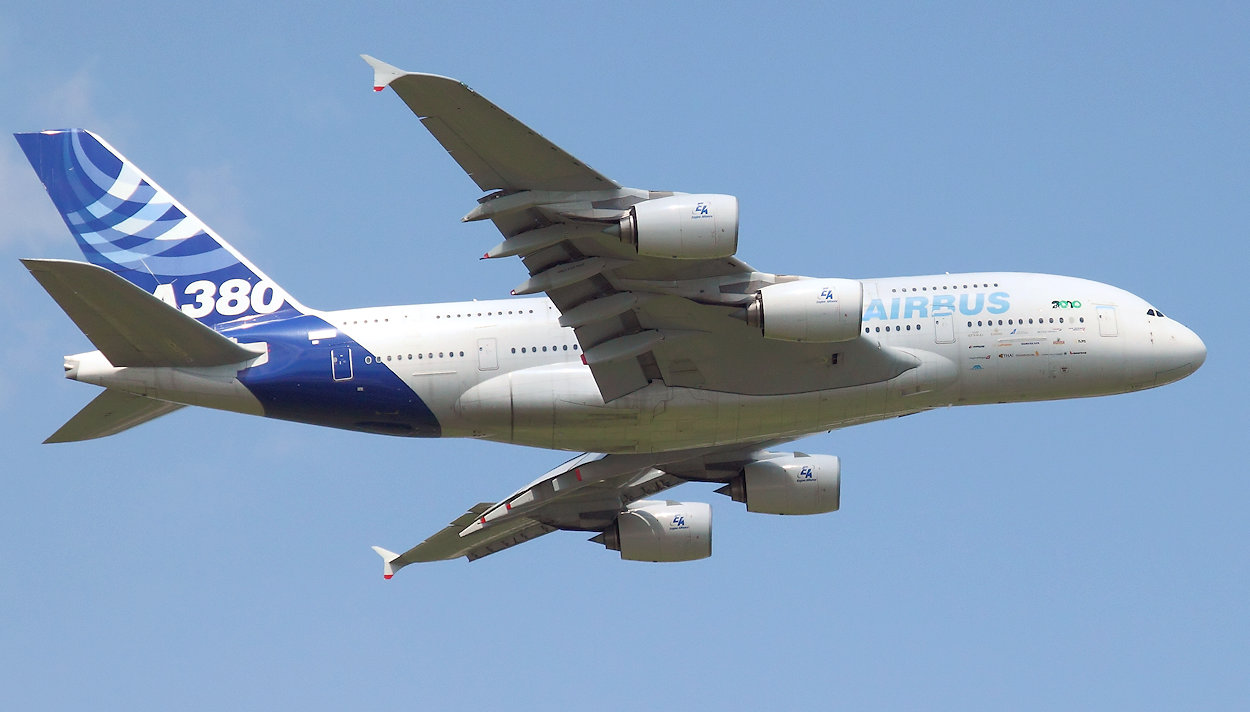 Airbus A380-800 - Flugansicht