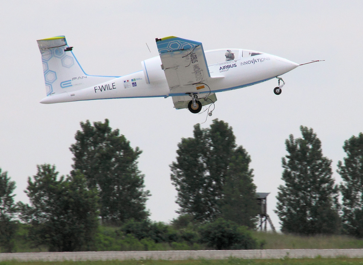 Airbus E-Fan - Startphase