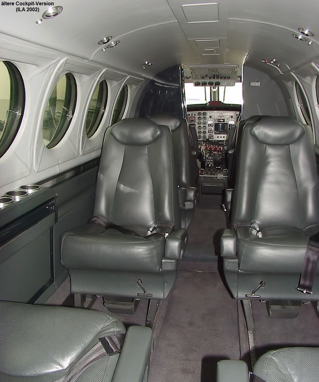 Beechcraft King Air 200 Passagierbereich