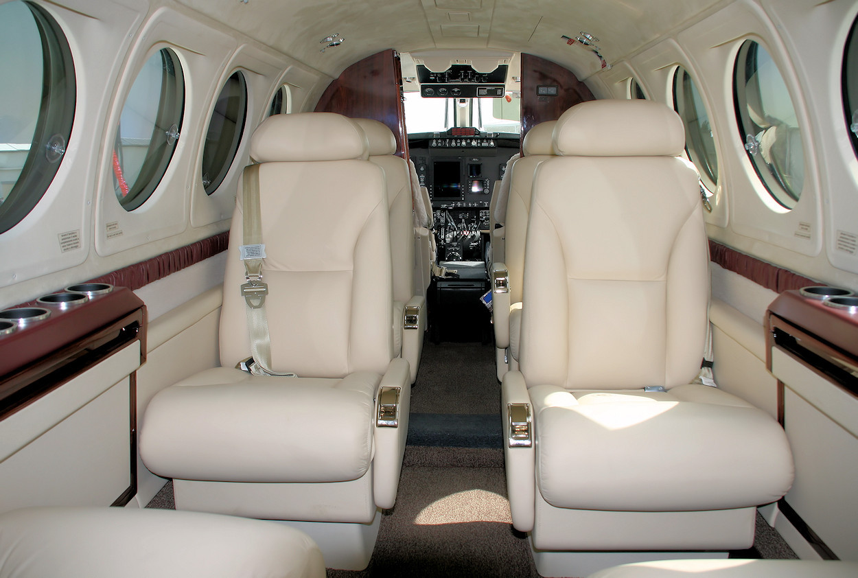 Beechcraft Premier 1A - Passagierraum