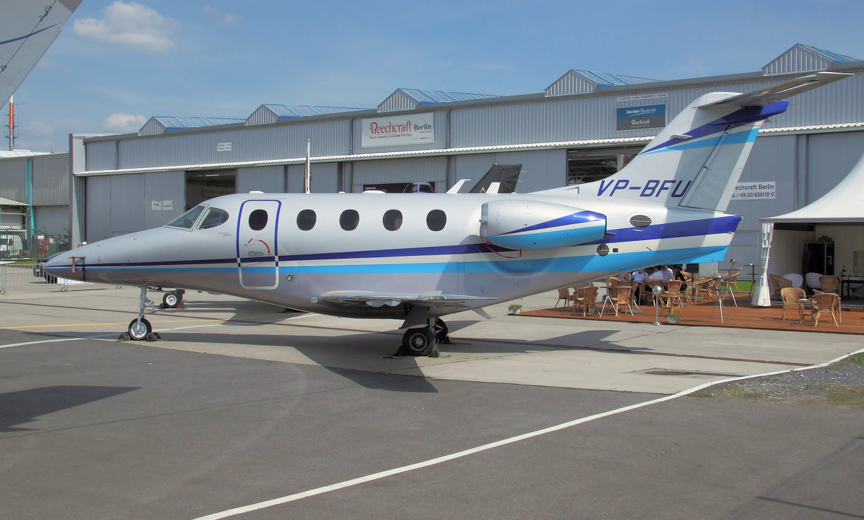 Beechcraft Premier 1A - VP-BFU Registrierung