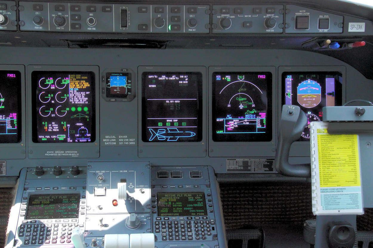 Bombardier Global 5000 - Cockpitdetail