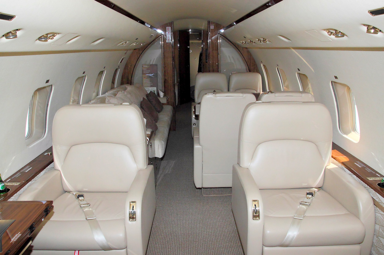 Bombardier Global 5000 - Passagierraum