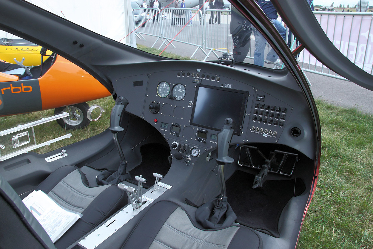 Cavalon - Cockpit des Gyrokopter