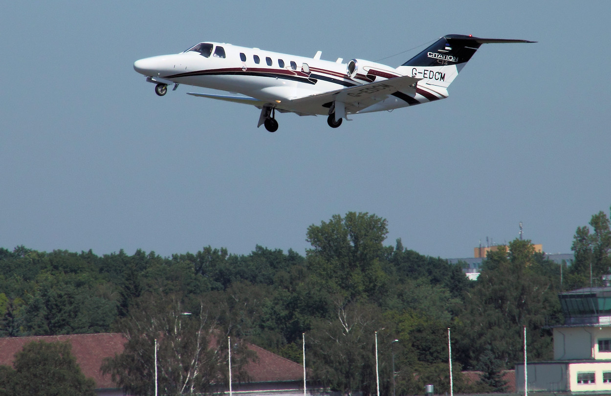 Cessna Citation CJ2 - Landeanflug