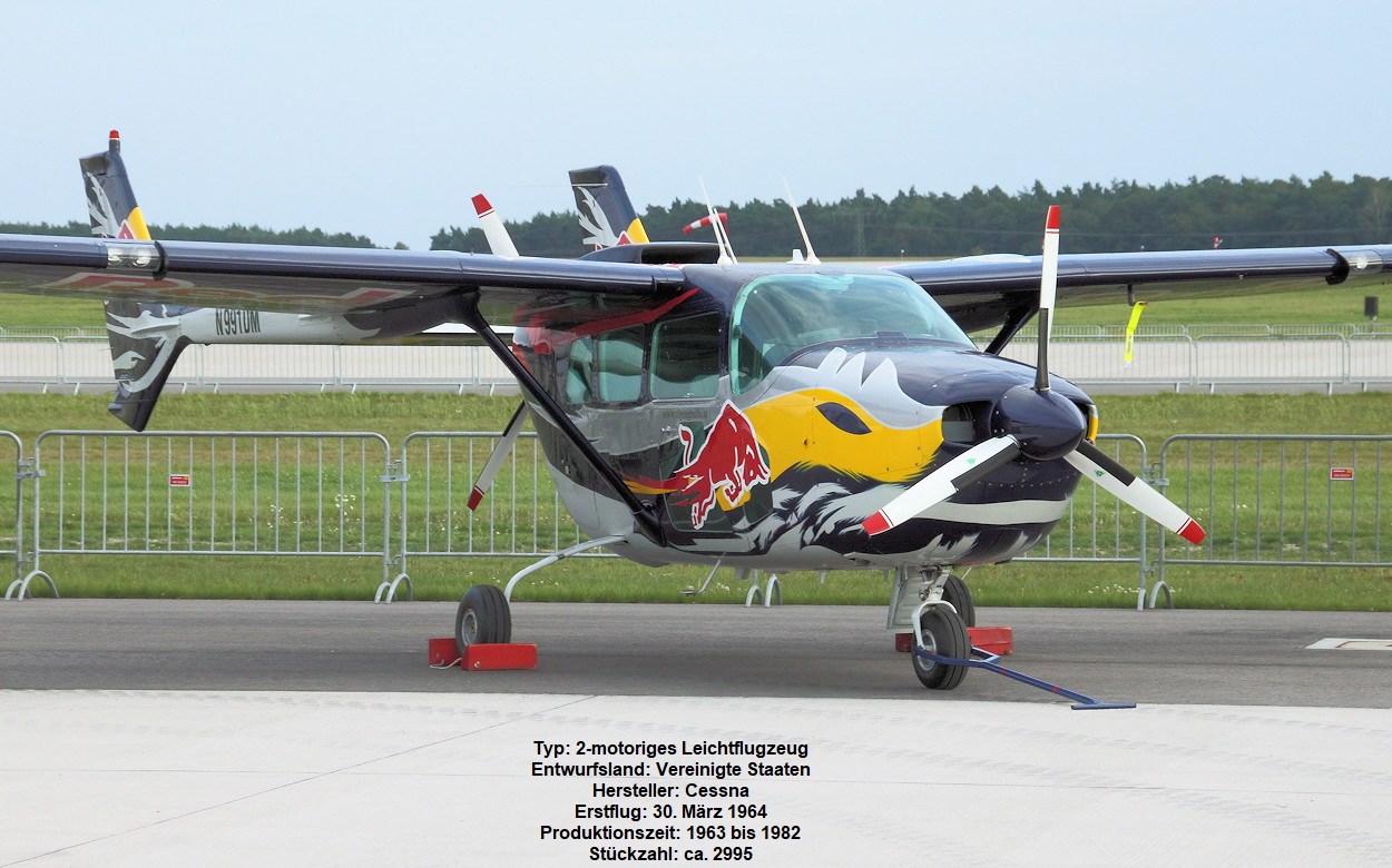 Cessna Super Skymaster - Flugzeug mit Zentralschubprinzip