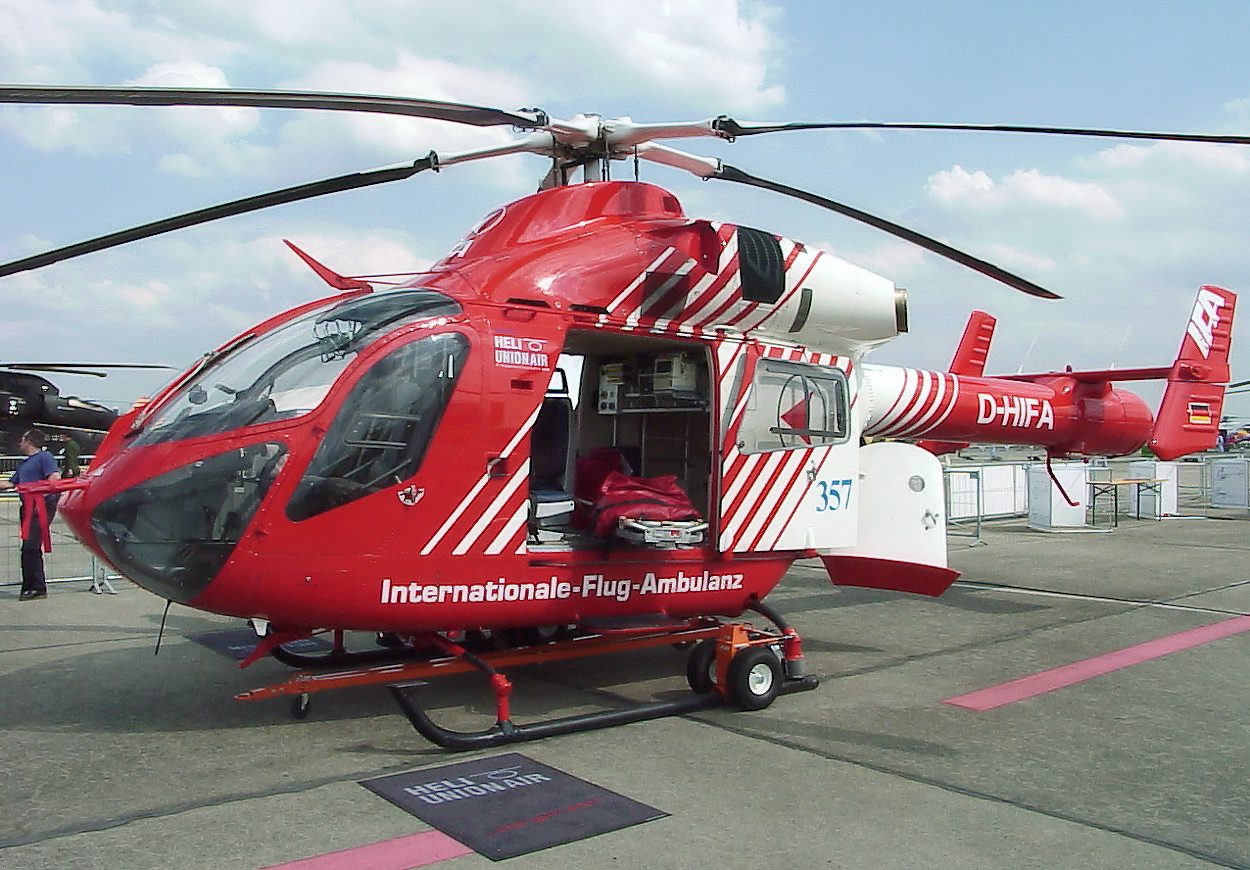 MD 902 Explorer II - Hubschrauber ohne Heckrotor entsprechend dem NOTAR-Prinzip