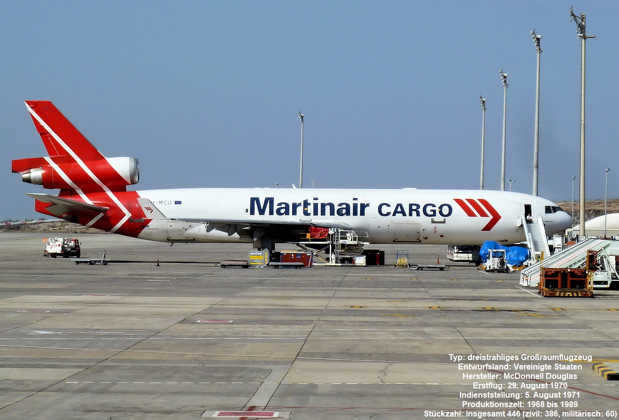 McDonnell Douglas DC-10 - dreistrahliges Großraumflugzeug DC-10 und Nachfolgemodell MD-11