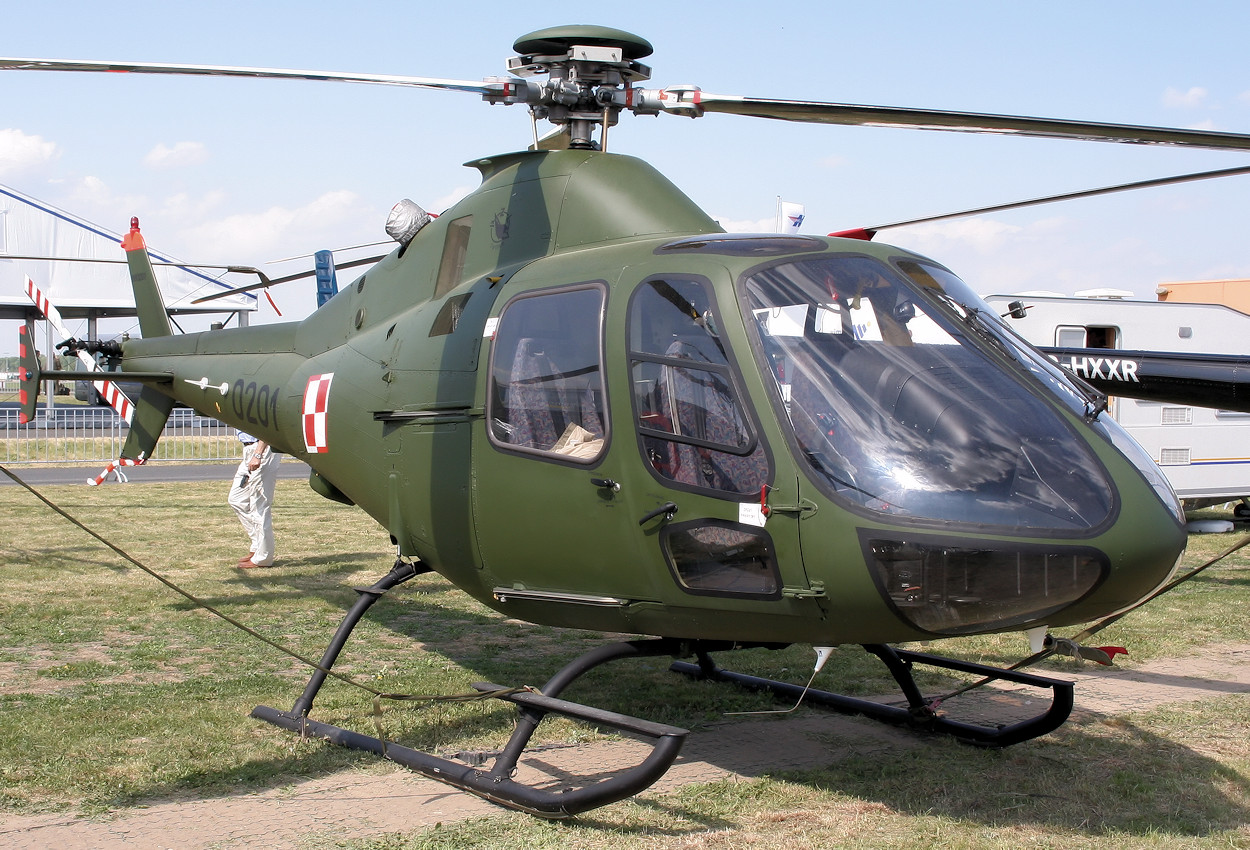 PZL SW-4 Puszczyk - Mehrzweckhubschrauber des polnischen Herstellers PZL Swidnik mit Turbinenantrieb