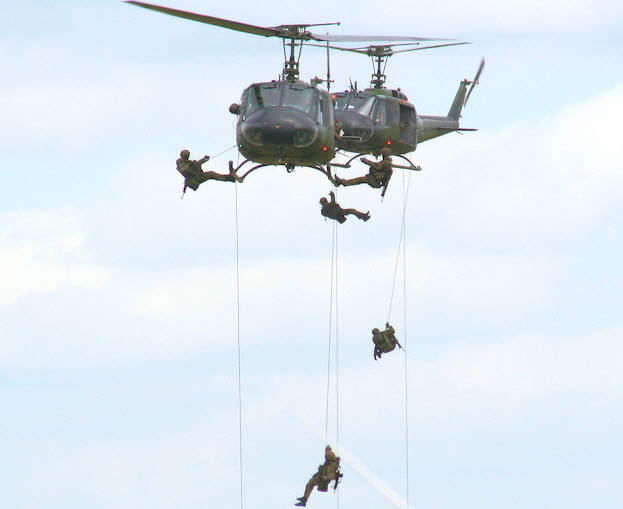 Bell UH-1D Iroquois - Einsatz des Hubschraubers
