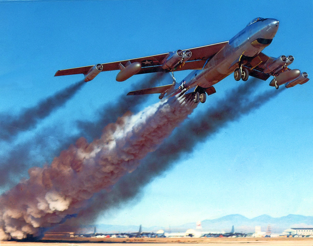 Boeing B-47 Stratojet - JATO-Start